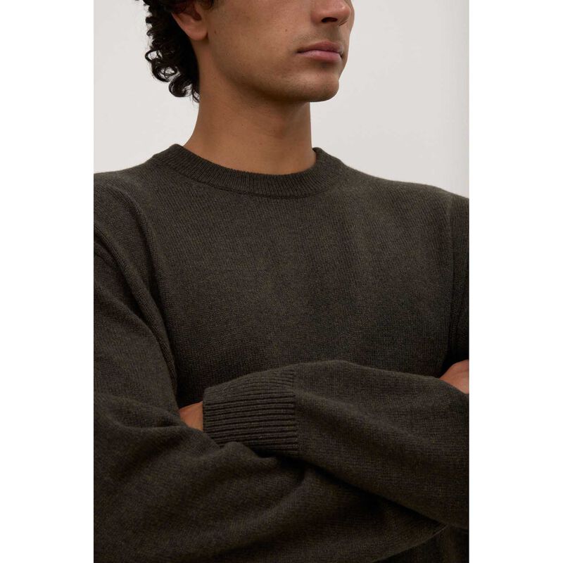 Assembly Label Ryan Merino Crew Neck Knit Sorrel Marle image number 2